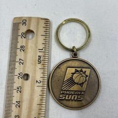 2 In 1 Vtg Dodge Ram/ Phoenix Suns Madallion Pendant/ Key Chain Piece Bronze Old