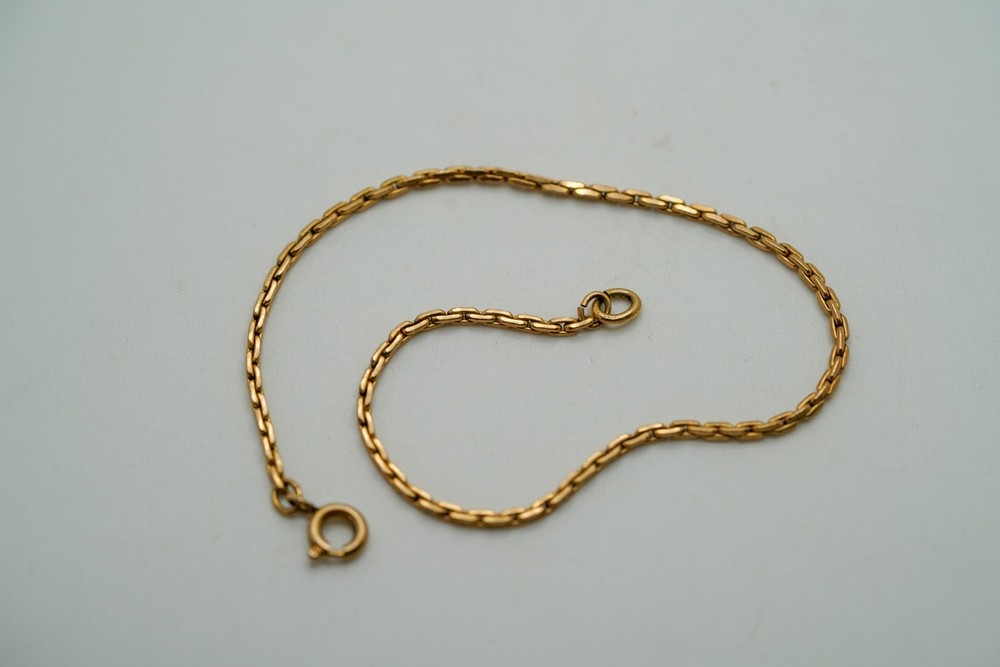 Vintage 12k Gold Filled Bracelet 7.5″ x 2mm JB48