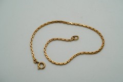 Vintage 12k Gold Filled Bracelet 7.5″ x 2mm JB48