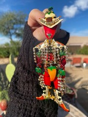 RARE Lunch At The Ritz Collectible Brooch Pendant Billy The Chili Western