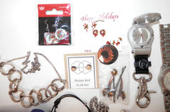 Costume Jewelry Lot – Necklaces Bracelets Watches Earrings – Fashion Beads