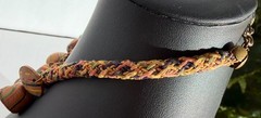 Miriam Haskell Style Vintage Painted Wood Dangles’ Necklace