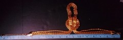 C1946 Brand Egyptian Style Cleopatra Inspired Gold Tone Choker 14-17 Inches