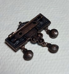 Art Deco Brooch 1930’s-40’s Czech Glass Bugle Beads