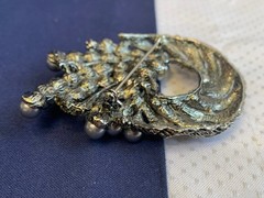 Vtg Brooch Lot Alpaca Sarah Cov MOP Enamel Faux Gem Scatter Pins Costume Jewelry