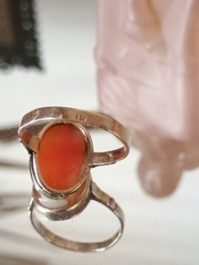 Vintage European Cameo Kt14 Gold Ring Size 6