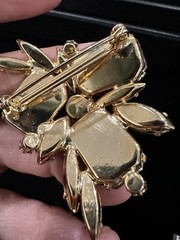 Unbelievable Multi-colored Prong Set Well Made pin brooch