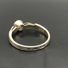 Vintage Soviet Rock Crystal Ring Silver 875 РС
