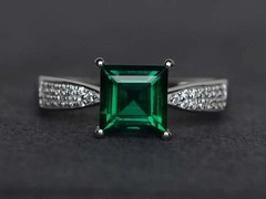 3.1Ct Art Deco Style Lab Created Diamond Anniversary 14k Gold White Finish Ring