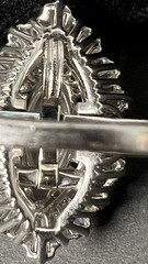 Vintage Platinum 3.30CTW Marquise Diamond Ring Pendant Estate VS1 SI1