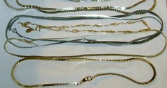 Good Quality NECKLACE & CHOKER LOT Silver & Gold Toned GUESS PARKLANE Very Nice!