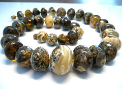 Genuine Huge Massive Amber Baltic Amber Necklace 110-115 grams 22 in. !!!