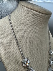 Paparazzi 18 inch clear Choker Faceted Necklace bl01