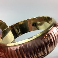 Lot of 5 Vintage Boho Bracelets, Stone, Leather, Brass, Copper