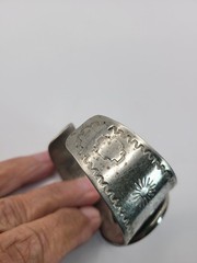 Morgan 1904 Silver Dollar Coin Cuff Bracelet 925 Thunderbird Jewelry Maker 62g
