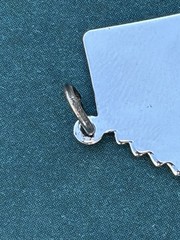 Vintage Sterling Silver Royal Flush Charm Pendant Spencer Poker Cards