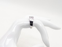 Custom $6000 3 ROW 1ct VS H Natural Diamond Platinum 8mm Wedding Band Ring 13g