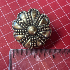 Art Deco Earring clip on Jewel Fashion Handmade