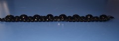 Vintage MCM Weiss Jet Black Rhinestone 7.5″ Bracelet – Statement Stunning
