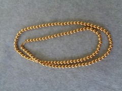 Vintage Gold tone Signed Monet Bead 30″ Necklace