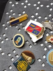 Lot Of Military Themed Pins Military Pin Lot DSTAC