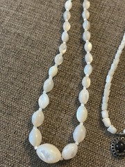 Mother Of Pearl Hand Strung Vintage Necklace Lot