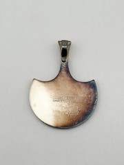 Vintage David Andersen Norway Sterling 925 Pendant W/ Purple Enamel