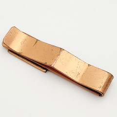 Thunderbird Southwestern Art Native American Symbol Copper Tie Bar Clip Clasp