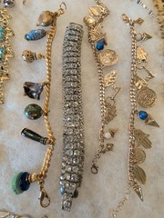 Estate Jewelry Sterling Silver, Weiss Coro Panel Emmons +21 Bracelets