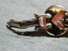 Vintage CORO Pink Moonglow Thermoset Bracelet