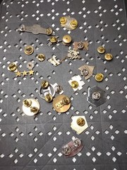 Lot Of Military Themed Pins Military Pin Lot DSTAB