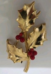 Lot Of 10 Christmas Brooches Christmas Trees Wreaths Snowmen Holly Pin Brooch