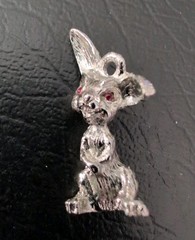 Lot Of 7 Vintage Charms for Bracelet Rabbit Scotty Book Piano Heart Wishing Well