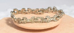 Vintage set of 2 stunning – 1920-1930’s Art Deco paste Open bow tennis bracelet