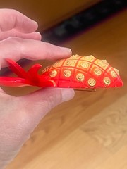 RARE Isabel Canovas Pineapple Brooch Red/Yellow Colorway Vintage 80’s Couture 4″
