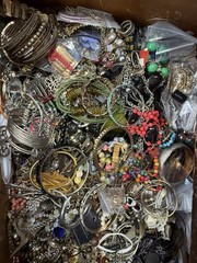 Jewelry Craft Lot Most Wearable Assorted Vintage To Now Small Flat Rate Box