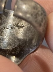 RARE VINTAGE 1940’s-50’s TRUE BIKER BELL TRADING STERLING SILVER SKULL RING