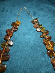 Huge Vintage Amber Necklace 121.9 Grams