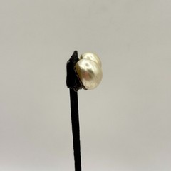 Art Deco French Faux Pearl Waterfall Clip On Dangle Drop Earrings
