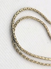 Vintage Antique Gold Tone Chain Necklace With Pedant 28in.