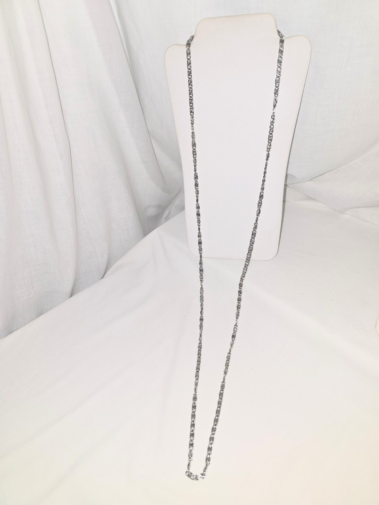 Absolutely Stunning Vintage Signed Silvertone West Germany Statement Chain…