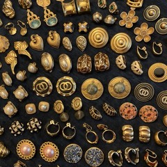 HUGE Lot Vintage Clip On Screw back Earrings TRIFARI Lisner Dauplaise Napier AK