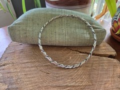 VTG Mexico 925 SS Collar Cuff Twist Necklace
