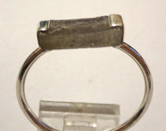 3 Rings S9 Rutilated Quartz S10.5 Blue Stone S12 Bar 925 Sterling Silver 10.6g