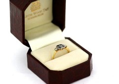 2.8Ct Art Deco Vintage Style Lab Created Diamond Anniversary 14K Gold FN Ring