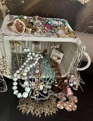 Vintage Costume Jewelry 60 Pieces Many Signed All Wearable Boho