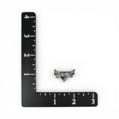 Sterling Silver GRAPE VINE Charm Holder PIN Wine Lover Gift BROOCH Art Nouveau