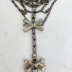 Silver Necklace Chain Mounted German Bavaria 1774 Thaler Coin