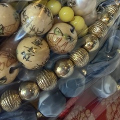 Vtg Craft Jewelry Lot Over 5 LBS Repurpose Beads Gemstones Harvest AB 6/26 CL