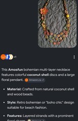 Bohemian Wood Beaded Set